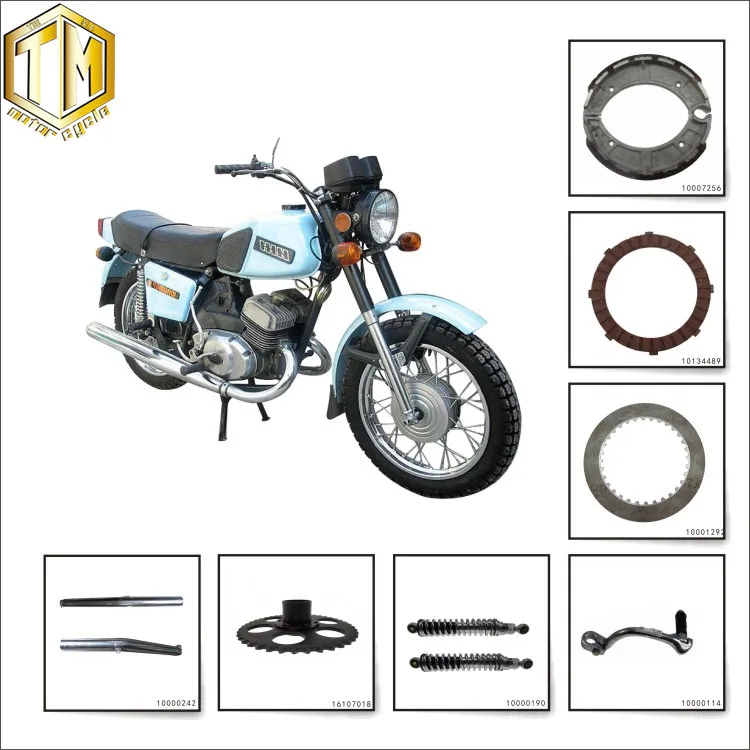 TMMP For YAMAHA YR350 Motorcycle Rear Brake Shoes Pads Plate