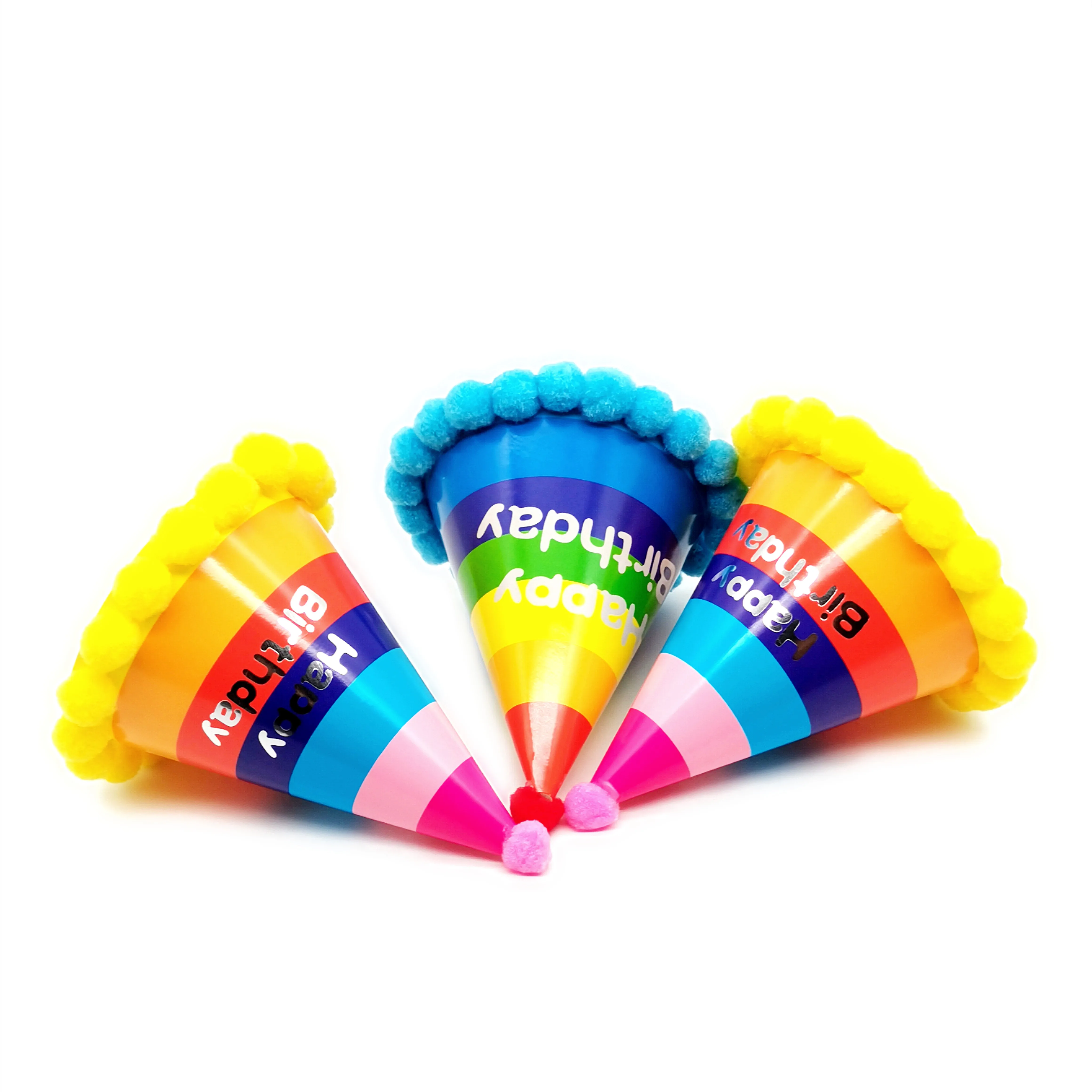 Товары для вечеринок, китайские высококачественные бумажные шапочки для празднования дня рождения, декоративные шапки для вечеринки, шапки для детей, оптовая продажа