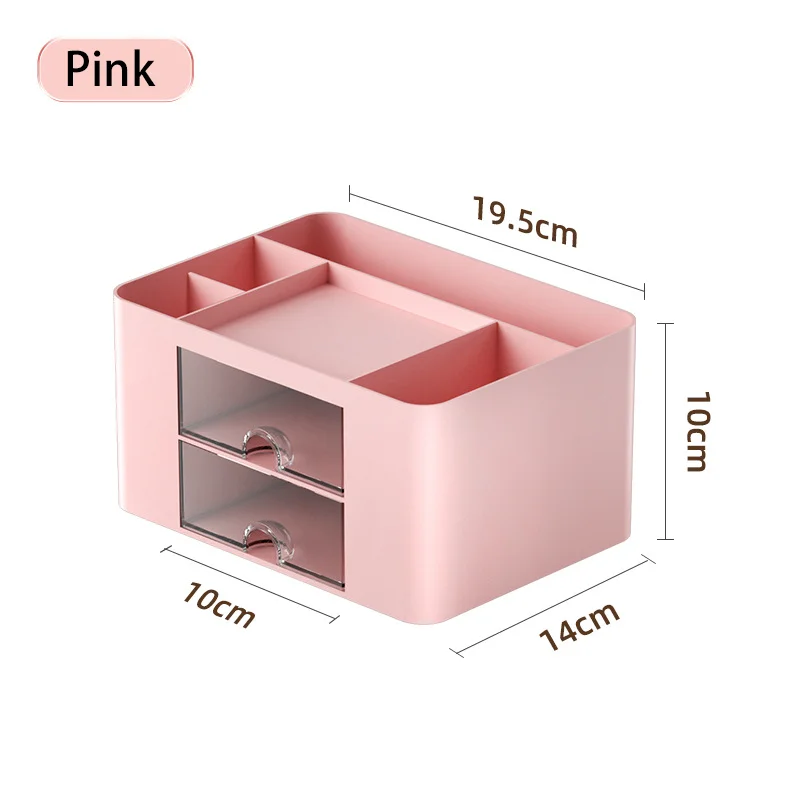 OFPS05 Office desktop storage box multifunctional large capacity pen holder storage box plastic desktop stationery storage box