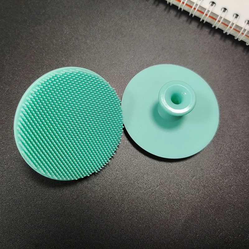 Wholesale Face Wash Exfoliator Round Silicone Face Scrubber Reusable Facial Cleansing Brush for Cleaning Skin Care