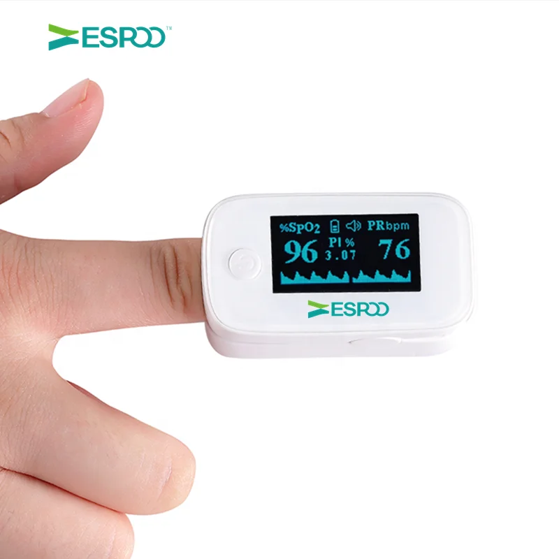 ESPOO brand pulse oximeter---------Medical standard 1.5inch OLED digital screen fingertip pulse oximeter  SPO2 for adult