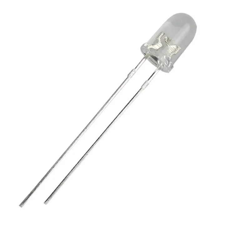 Chinese  special wavelength LED suppler hot sell T13/4 5mm 24V Red color  resistor led  lamp with ROHS at competitive price