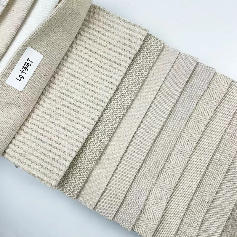 Wholesale high quality natural material 100% linen fabric upholstery for sofa fabrics