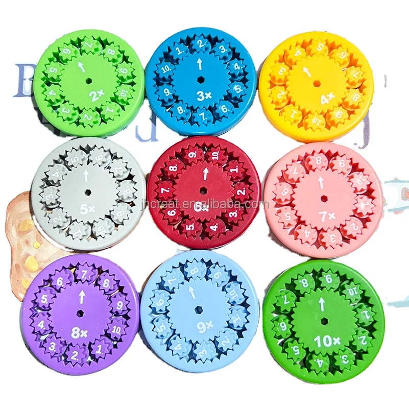 Math Fidget-Spinners Toy  Number Fidget Learning Plus and Minus Math Game Toy Relieves Stress Division And Multiplication