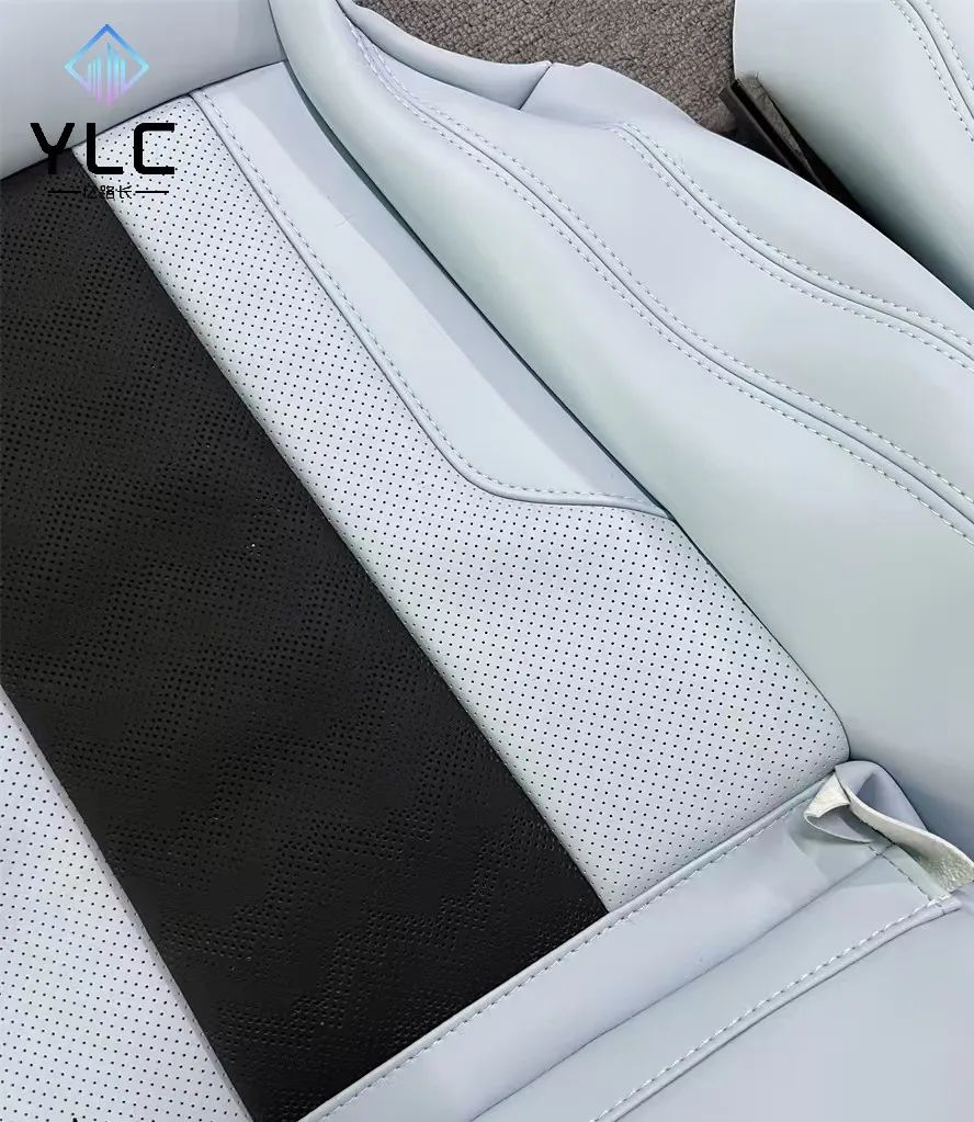 Factory direct sale beige luxury full set leather car cover seat cover suitable for BMW 3 series 2018 front row upgrade M3