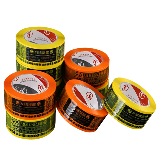 HOT SALE Printing logo packing  tape with bopp film coating water base PSA ON SALE