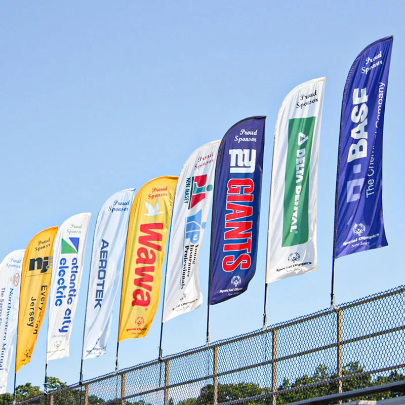 110gsm-120gsm 100% Polyester Flag Fabric Material Roll for Dye Sublimation Direct Printing