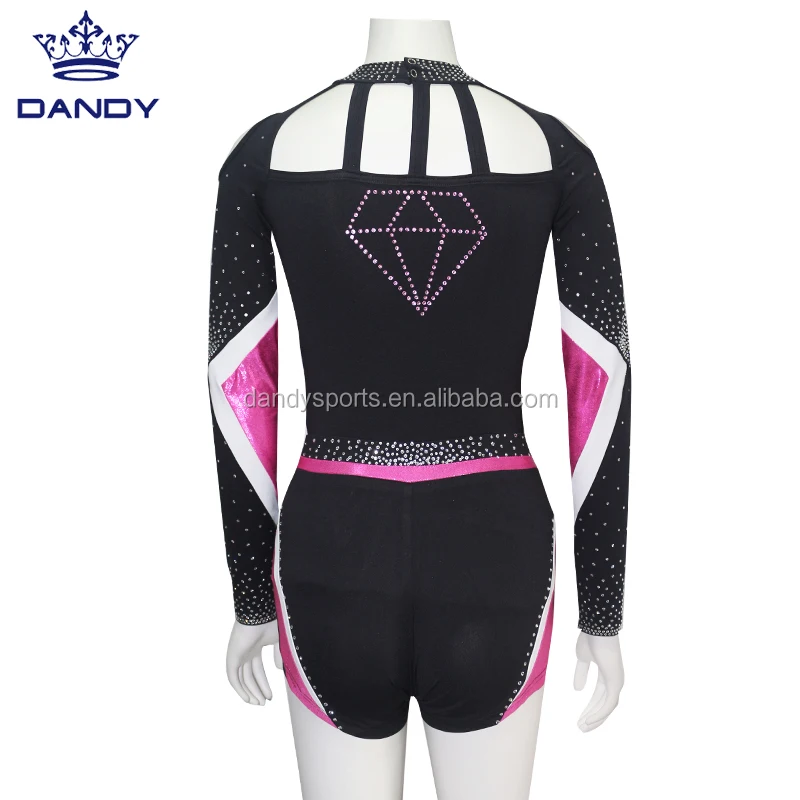 Wholesale OEM design long sleeve cheer leading competition uniforms sportswear Cheerleading Uniforms