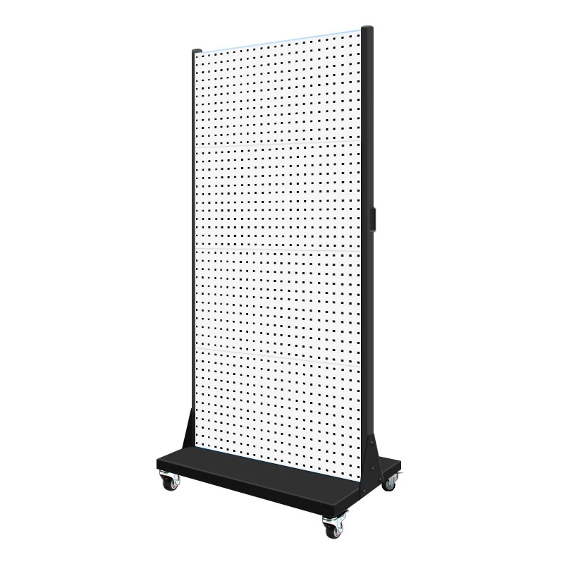 Customized Retail Hair Accessories Store Metal Pegboard Design Iron Stand Hardware Display for Plumbing Tools