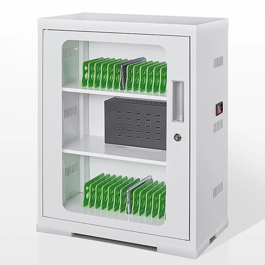 Custom USB Cellphone & Tablet Locker Storage Charging Station for Classroom 10 20 30 40 50 60 Slots Power Stands