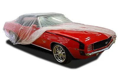 high quality transparent waterproof pe plastic car cover car body cover