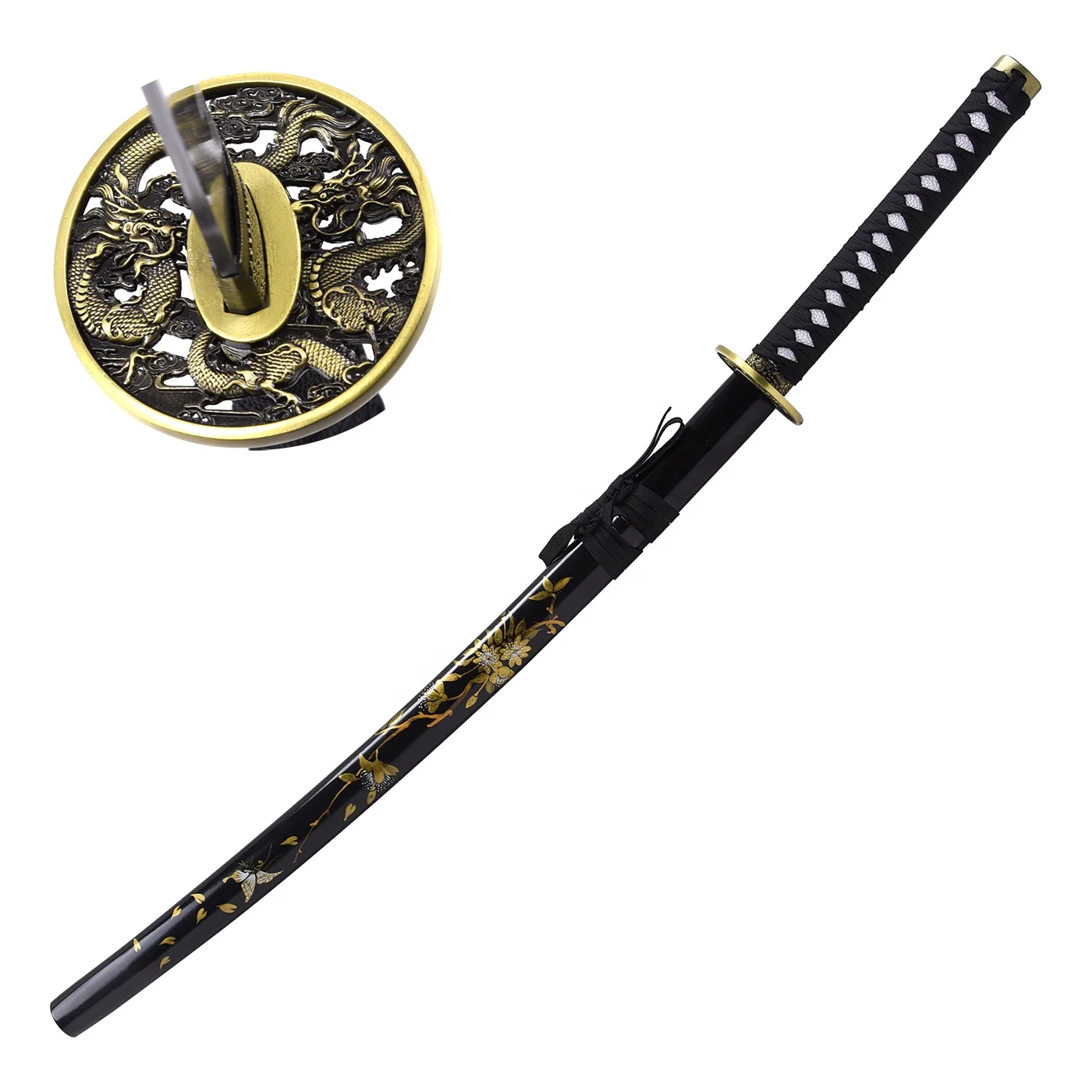 Popular Japanese Style sword Dragon of auspicious clouds long swords