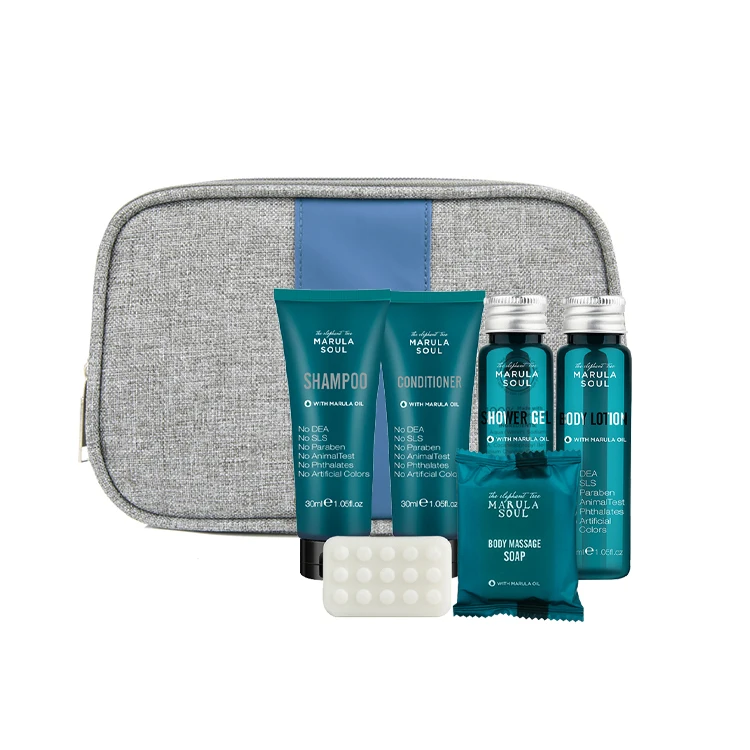 2023 Popular Travel Bottles Set for Toiletries with Toothbrush and Paste Mini Travel Container Kit for Bath