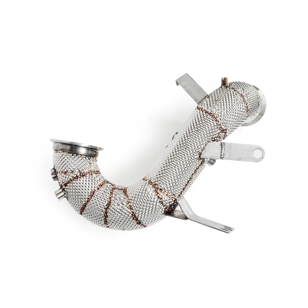 Automotive Exhaust Parts Suitable for Mercedes Benz CLA45 S AMG 2.0T 2020-2023 304sus Exhaust pipe performance exhaust downpipe