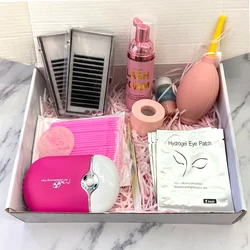 eyelash extension training kit eye lash kit lashkit custom Starter set for eyelash beauty makeup tool salon bag lash kits