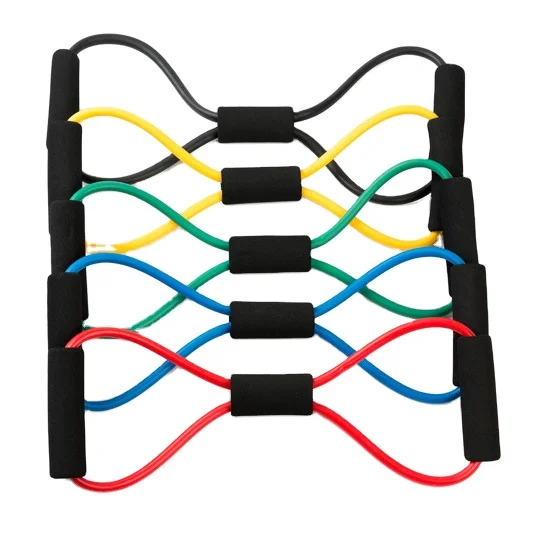 Фитнес-трубка из термоэластопласта/латекса, форма 8 дюймов