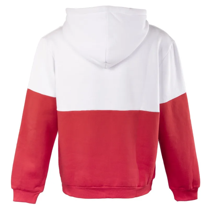 
350 gsm color combination two tone embroidered hoodie without pocket 