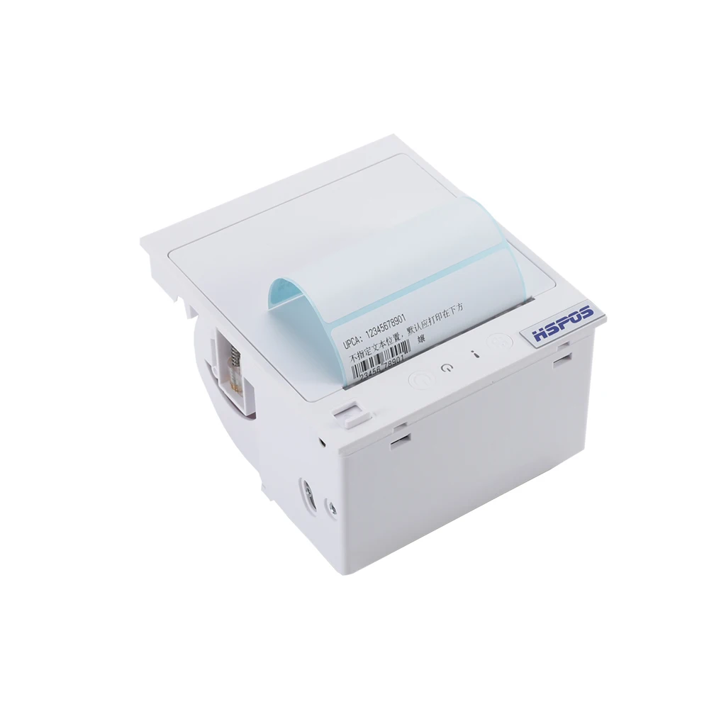 New Design 3inch 80mm Thermal Receipt Label Panel Printer USB Serial LPT Connect 12V 24V for Kiosk Machines