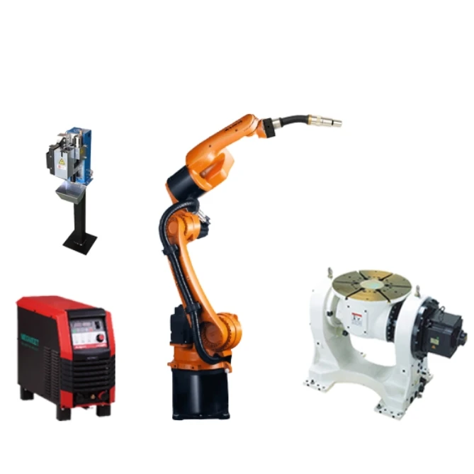Промышленный робот KUKA сварочный KR 8R1420 HW совместимый со сварочным пистолетом Binzel. Подходит для сварочных применений.