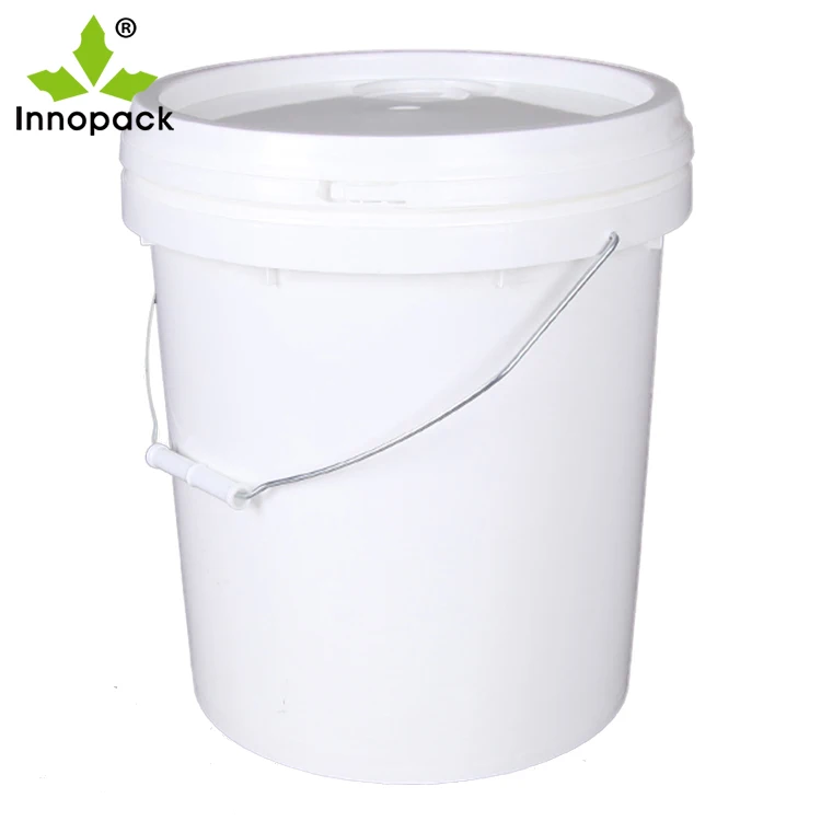 Supply food grade 18lt Plastic Pails 18L Plastic Bucket With Lid and  Spout Covers For Packing Food For Paint