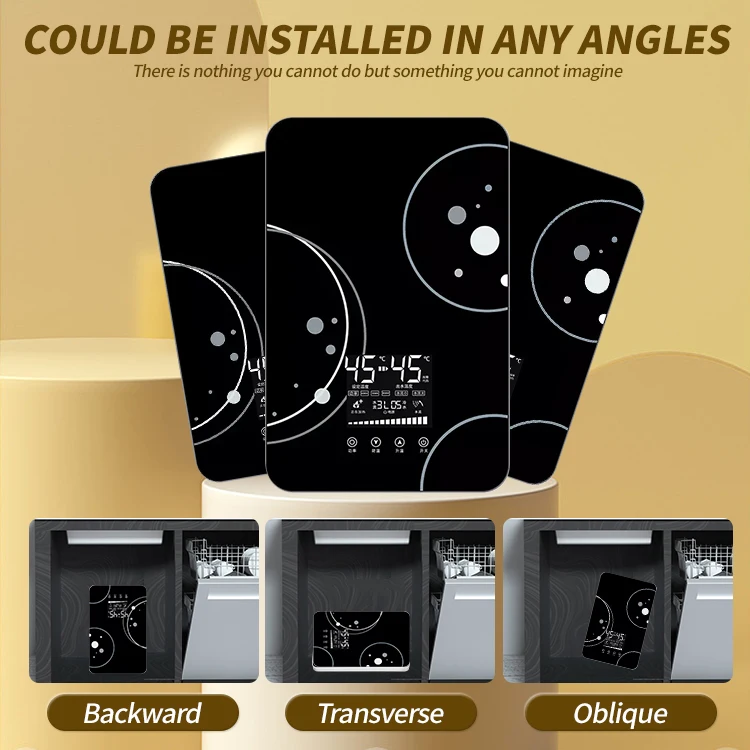 220V High Quality Manufacturer Portable Instant Electric Water Heater 1 Piece Ce Stainless Steel Touch Button Wall Mounted IPX4