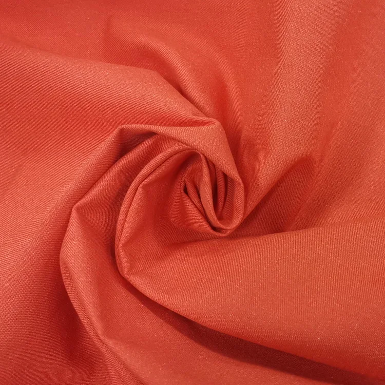 For Work Coverall Firefight Flame Retardant Nomex Iiia Fabric Meta Aramid 1313 Cloth Orange Woven Plain Medium Weight Dyed 60x55