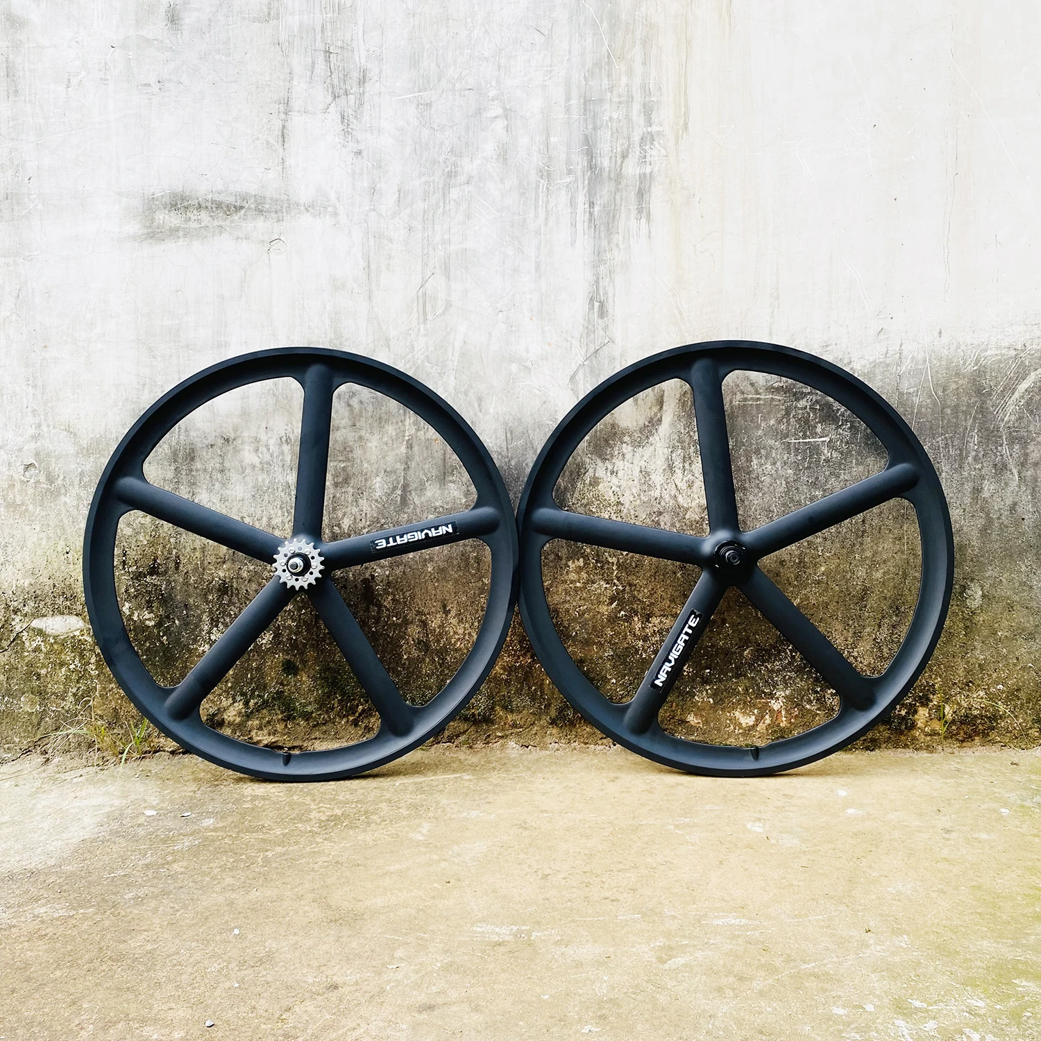 Track bike wheel 700C bike Magnesium Alloy wheelset 5 spokes Mag wheel fixed gear Bicycle RIM