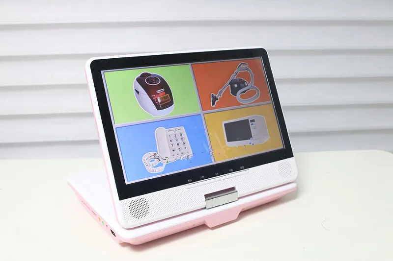  10 inch Rotate Digital Multimedia Player USB TV Function Portable DVD for Car Home Audio