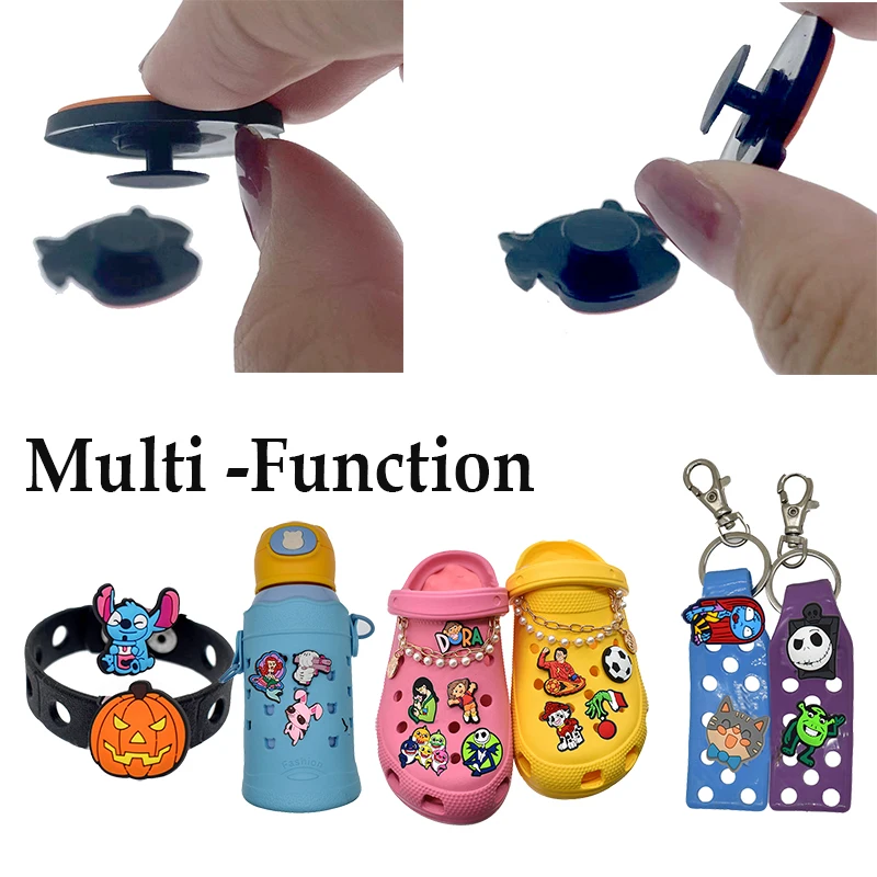 Different Shapes Cartoon Croc Charms Wholesale Custom Cartoon Shoe Charms Custom Clog Croc PVC Shoe Decoration Charms