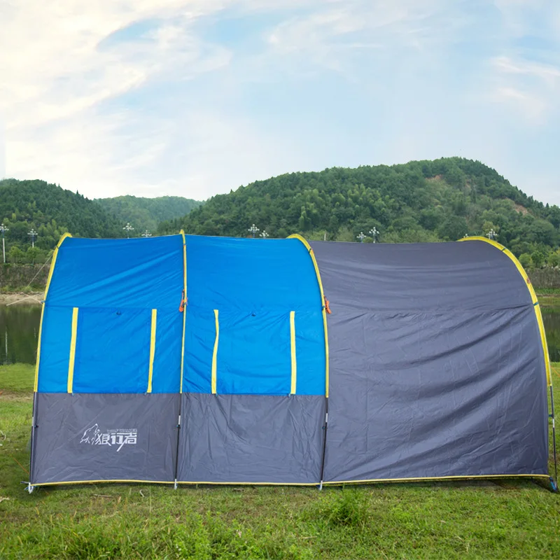 Manufacturers Large Outdoor Family Camping Shelter Tunnel Tent for 8/10/12 Person