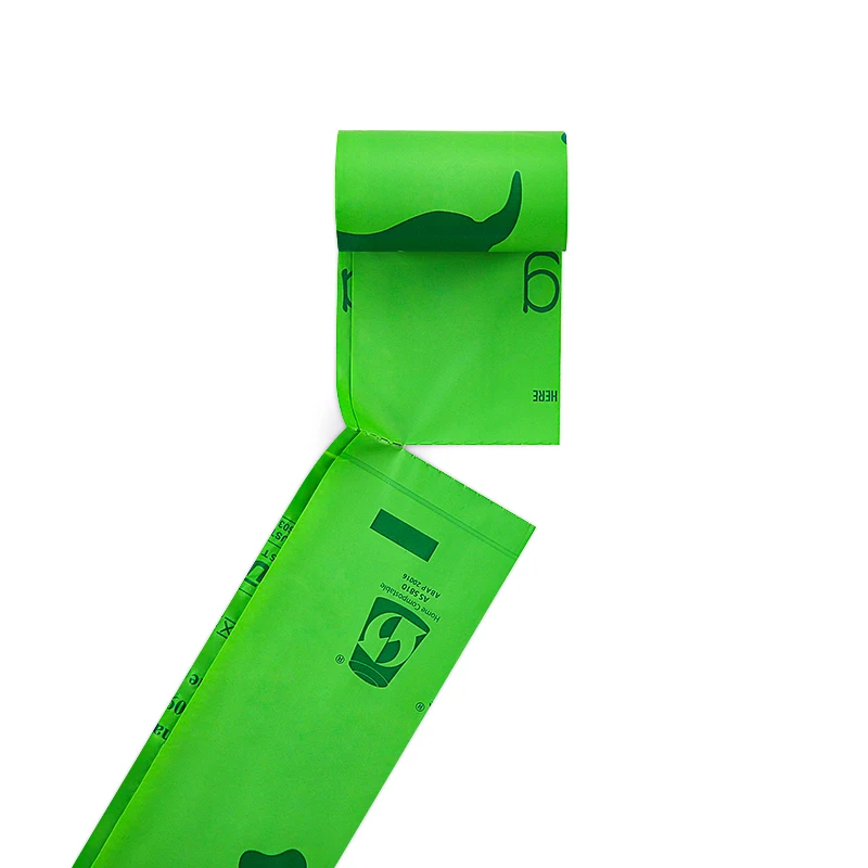 Compostable Wholesale Custom Printed Scented Biodegradable Pet Dog Waste Eco Friendly Poop Bag For dogs Pet