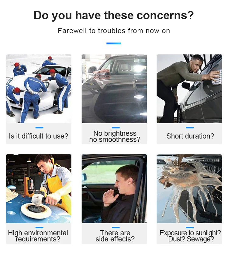 200ml 9H Liquid Glass nano Ceramic Coating Polish spray Car Paint Waterproof Agent Sealant Top Coat Quick Nano-Coating Polish