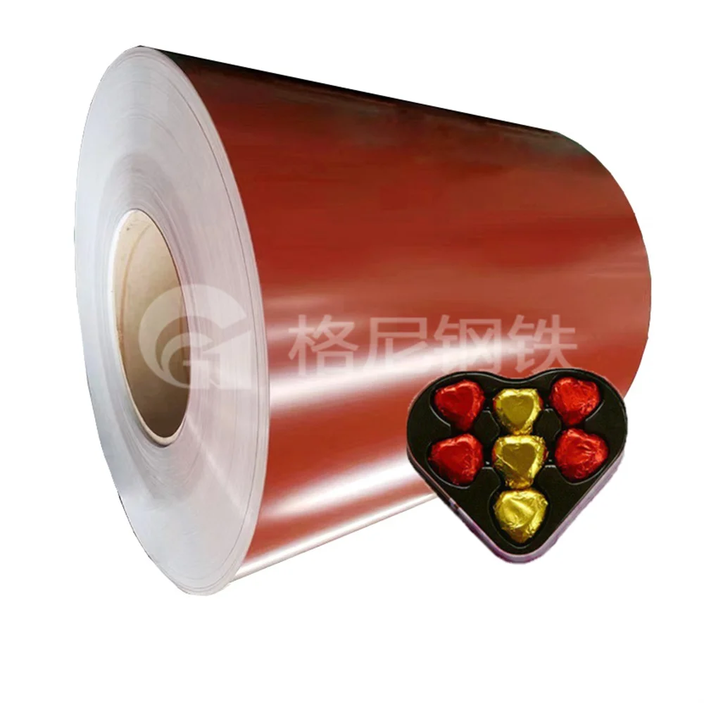 Football Chocolate Aluminum Foil Wrapper 1060 1070 1100 3003 8011 8021 Foil Roll Aluminum Foil For Chocolate Wrapping