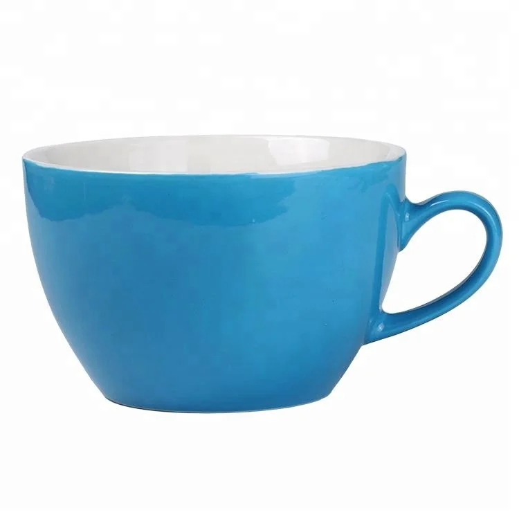 Manufacturer 12oz custom coffee mugs colorful glaze mug soup ceramic mug