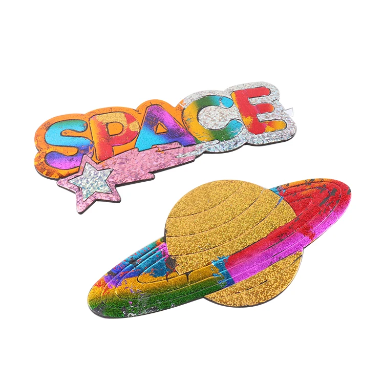 Custom Foil Fun Craft Colorful Sticker Transfer Painting Crafts for Kids Arts Crafts Fridge Magnet Toys