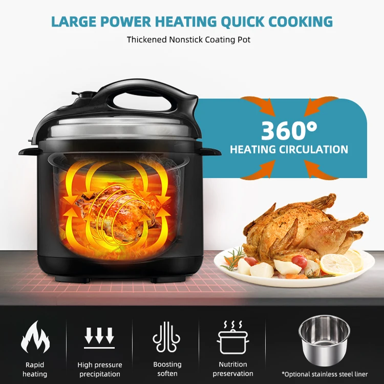 Patented Product 7 Safety Features 4L Household Small Electric Pressure Cooker