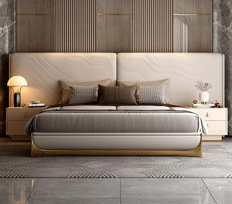 buy now! king queen bed frame set and headboard Bedroom Furniture Home Furniture Modern Melamine Bedroom Set