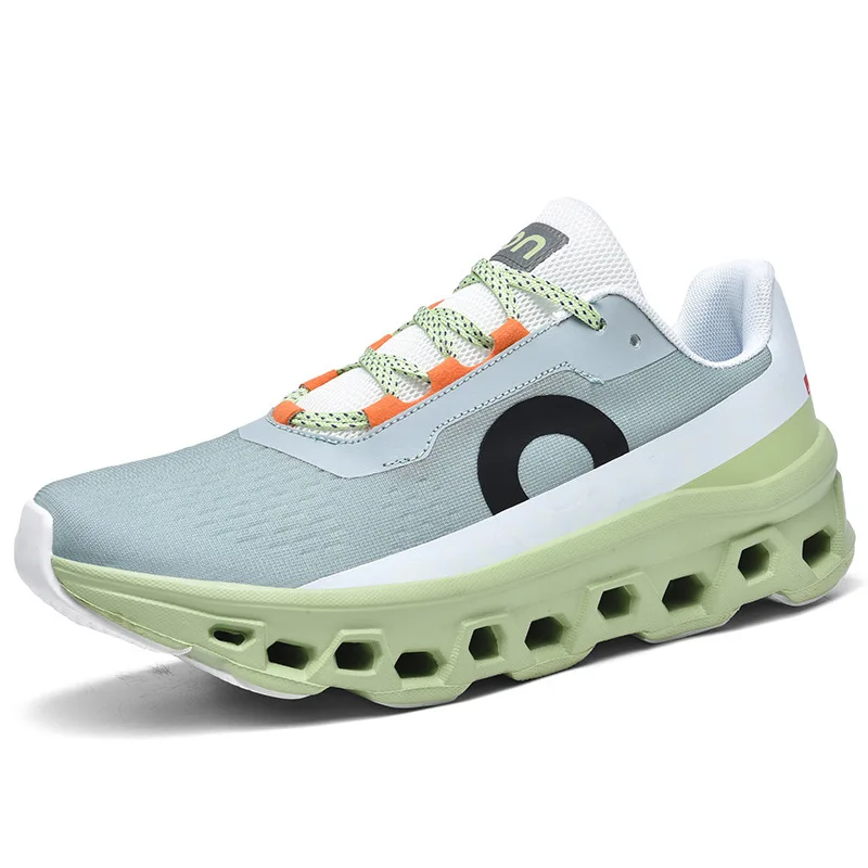 Carbon plate lightweight cushioning running shoes men's trend sports shoes wholesale