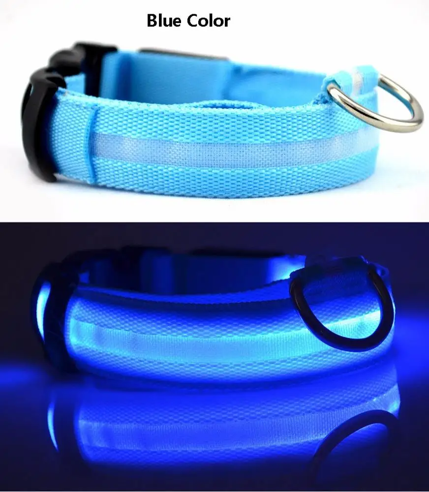 Pet LED Dog Pets Collars USB Rechargeable with Design Glowing dog collar Adjustable Flashing collar led for dogs