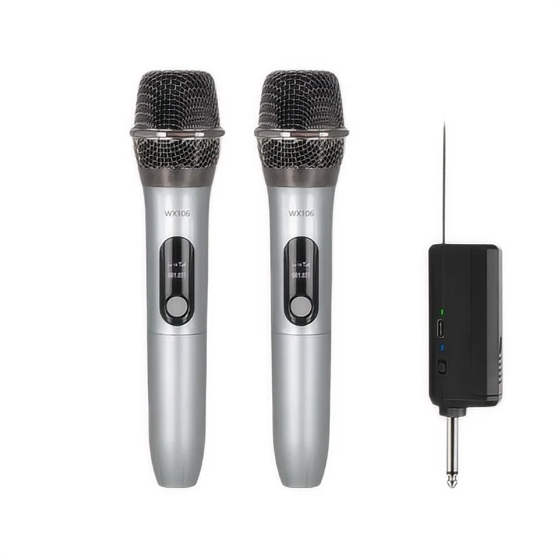 Microfone Sem Fio Profissional Wireless System Microfono Werless Codeless Mics Wairless Mic Universal Wireless Microphone