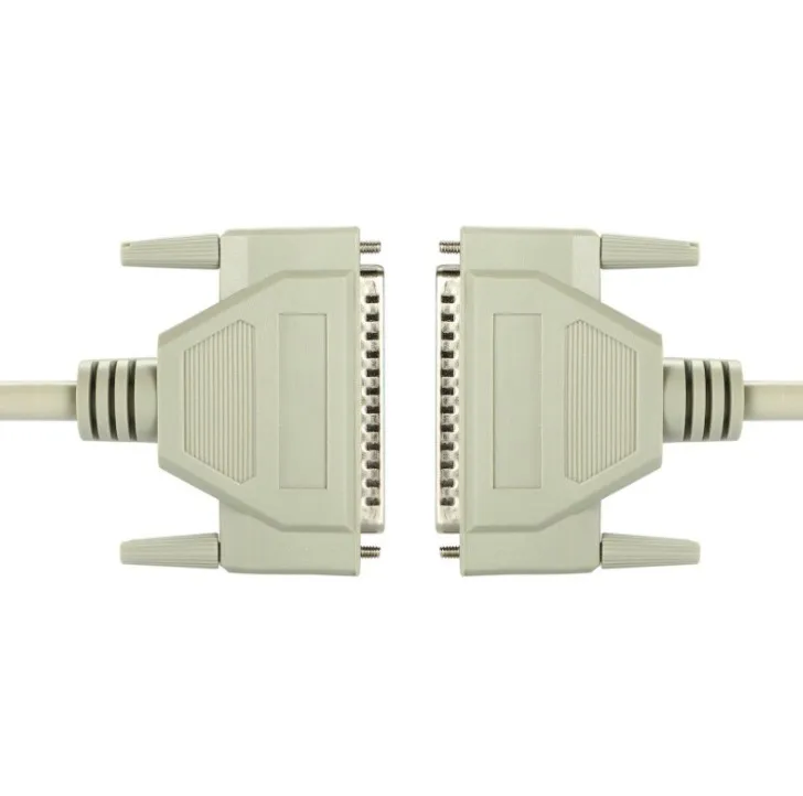 2021 Custom Black White D-SUB 37 Pin DB37 Male to Male Connector Serial Extension Cable For Machine