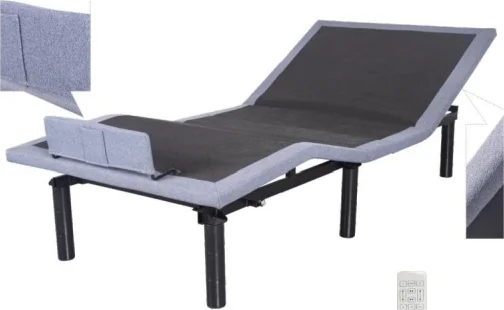 customized full size electric metal bed frame adjustable bed base