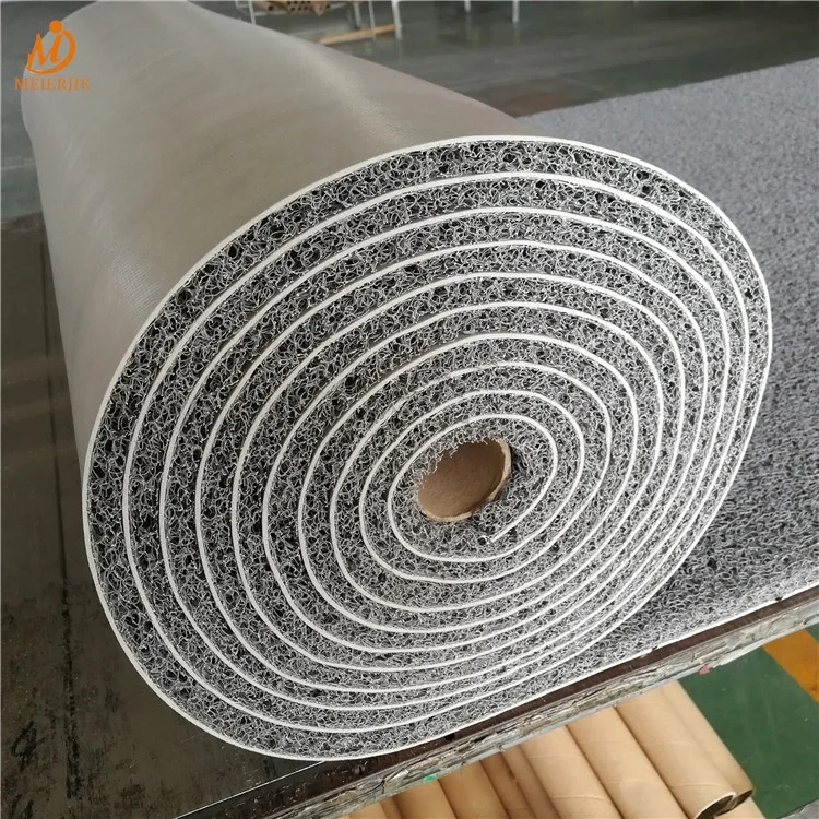 Commercial Personalized Luxury Front Door PVC Coil Mat Carpet with Foaming Backing