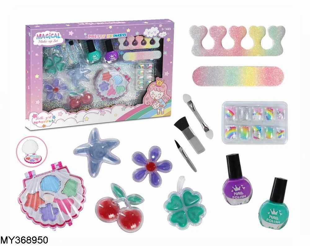 Pretend fashion girls beauty play set kids makeup sets kit girls cosmetic toys