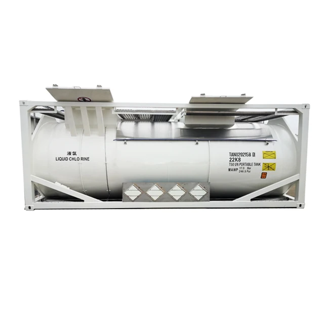 Стандарт Asme 20 футов 40 криогенная жидкость LOX/LIN/Lar/LCo2/LNG контейнер для резервуаров продажи