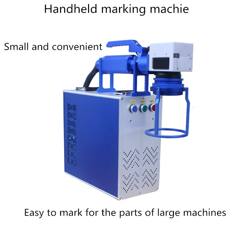 Small portable handheld Metal stainless steel engraving machine Coding  fiber laser marking machine