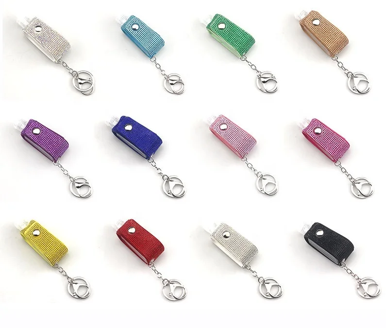 Wholesale Self Defense Keychain Set Accessories Supplies Spray Bottle Case Personal Safety Alarm Self Defense Keychain for Women