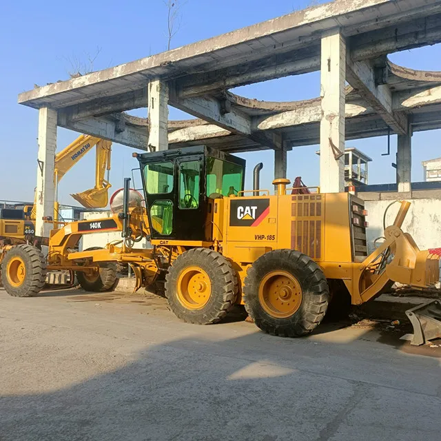 top factory  used caterpillar 140k grader machine good quality on hot  sale in shanghai
