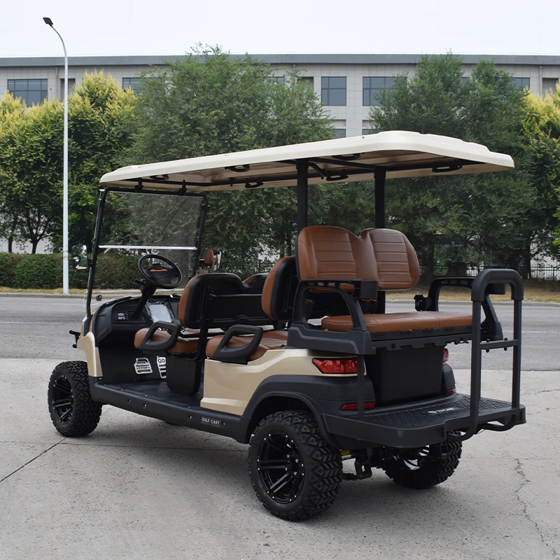 ZYCAR Brand New Designed 6 Seater Electric Golf Cart Battery Operated Factory Price Cool Golf Buggy For Sale