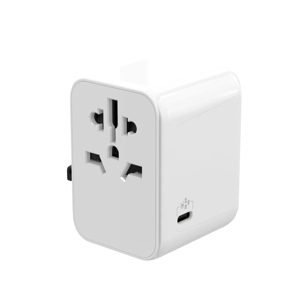 Newest technology Electrical Plug Socket USB Travel Adapter Worldwide Charger Type-C port 4 USB universal Adaptor